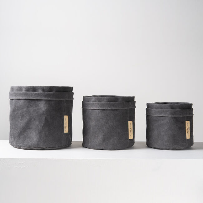 Antrasit Kumaş Saksılar